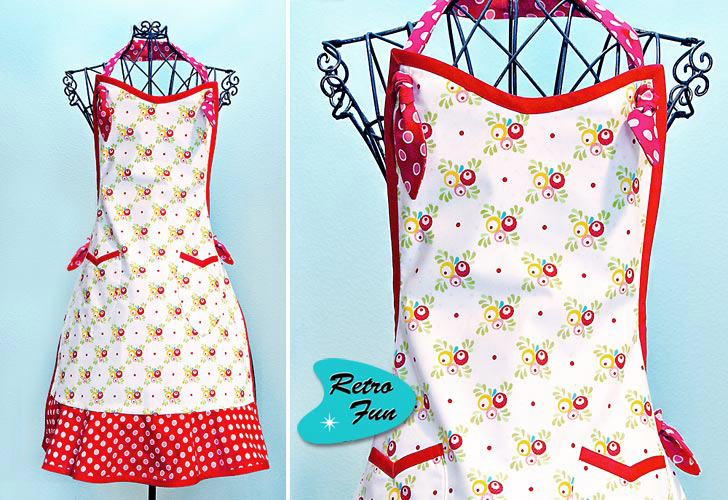 DIY Retro Vintage Style Apron