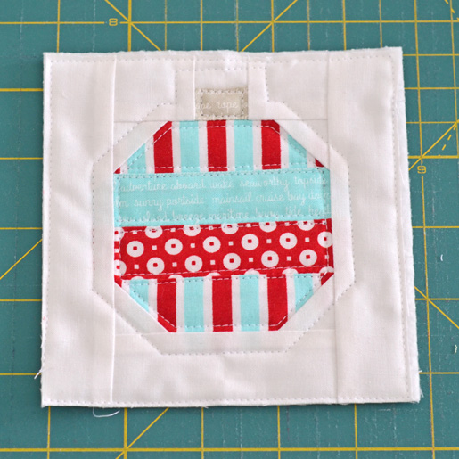 quilted ornament block