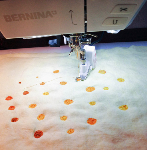 Echo quilting and CutWork foot #44C - BERNINA