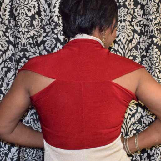 DIY Last Minute Holiday Party Shrug WeAllSew