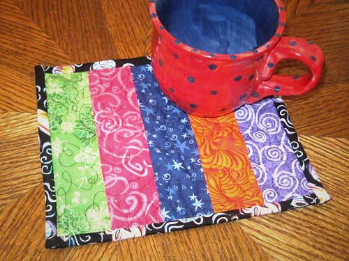 Patchwork-Mug-Rug