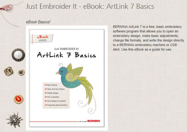 Bernina Artlink Software Manual