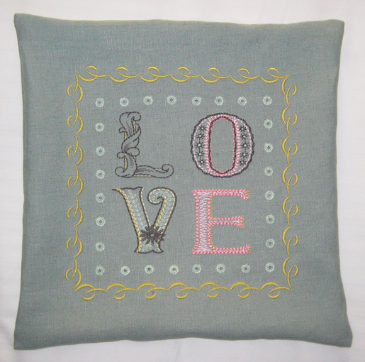 Made to Create Pillow Featuring Eyelet Embroidery Set #82 - WeAllSew