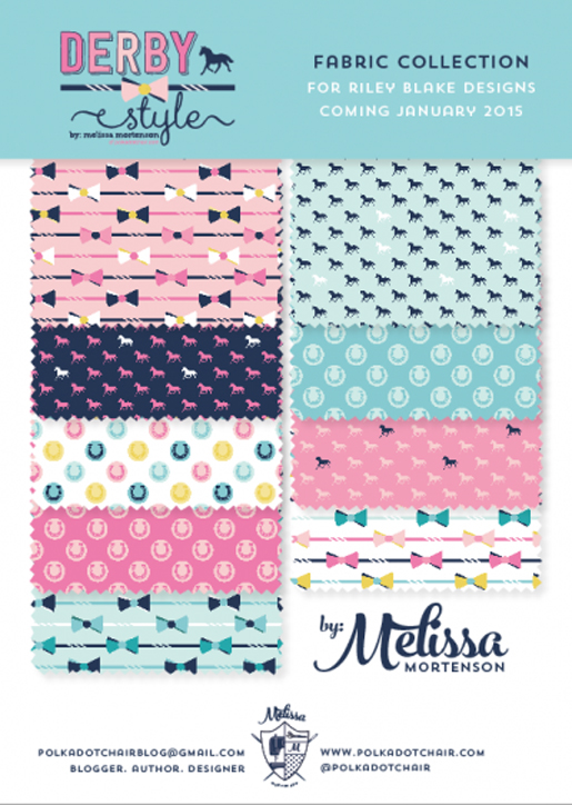 Derby Style Fabric by Melissa Mortenson