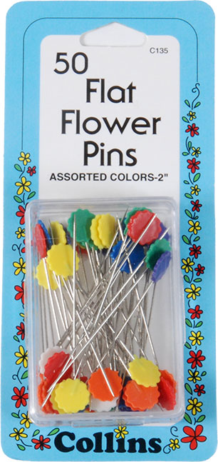 Collins Flat Flower Pins