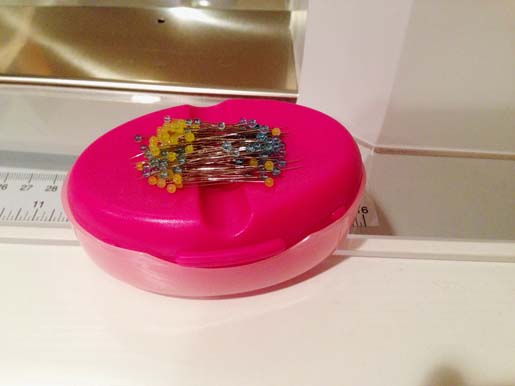 Hot Pink Magnetic Pin Holder