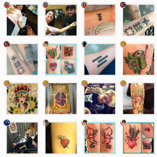 The many tattoos of QuiltCon 2015