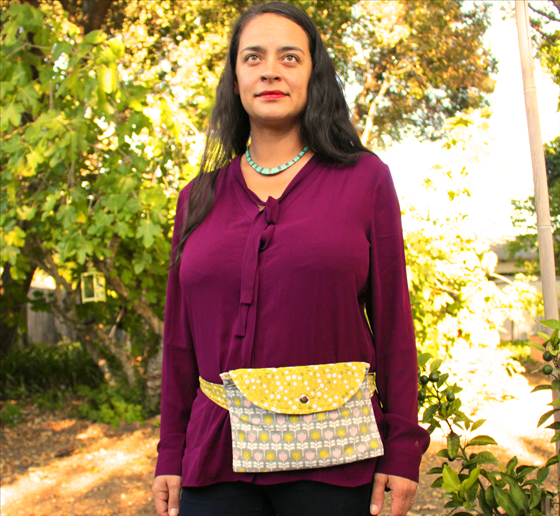 How to sew a modern fanny pack