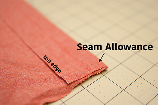 seam allowance pleated bodice