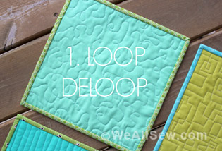 Free Motion Quilting Series LoppDeLoop