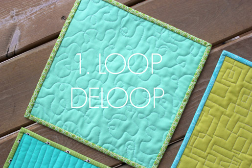 LoopDeLoop Free Motion Quilting Technique