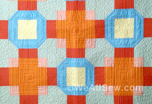 How to make a star crossed quilt