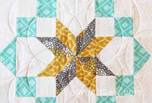 How to quilt a perfect circle