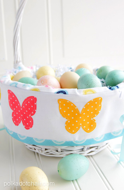 Free Easter basket sewing project