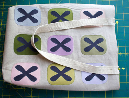 How to make a modern tote bag in two sizes