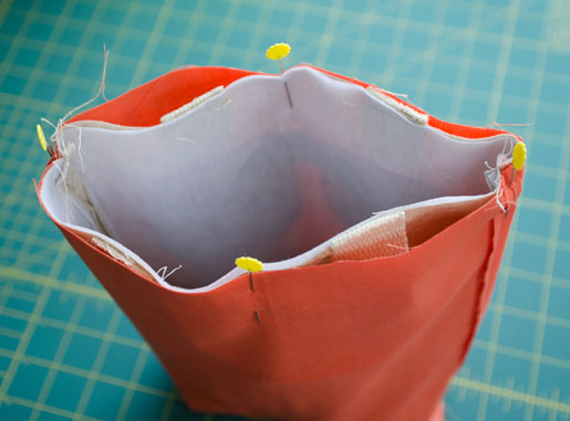 How to make a modern tote bag in two sizes