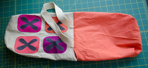 How to make a modern tote bag in two sizes