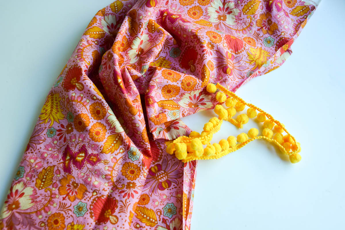 How to Sew a Pom Pom Scarf - WeAllSew