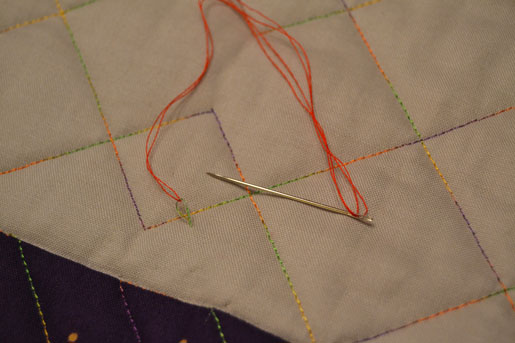 Sewing Tip on How to Bury Your Thread Ends on a Quilting Project_Thread