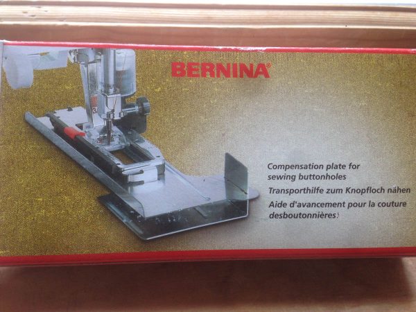 BERNINA Buttonhole Compensation Plate Packaging