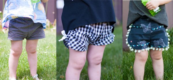 Create Kids Couture: How To Tuesday: Reversible Shorts