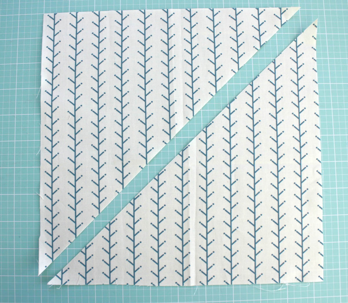 Lone Star Baby Quilt Quilt-Along Part I-Diagonal Cut