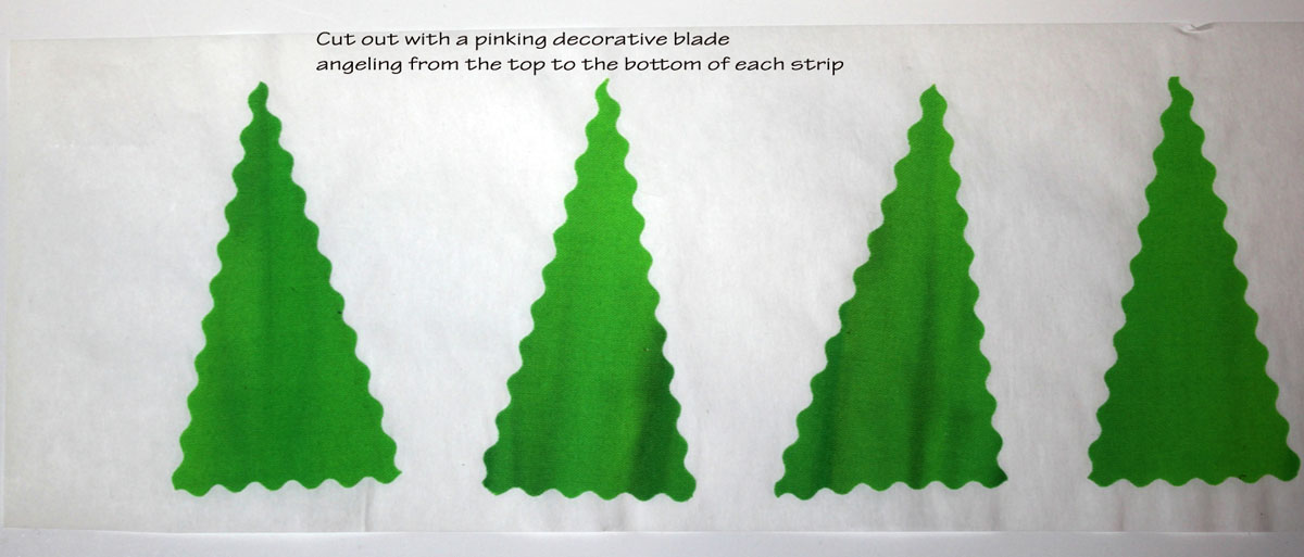 Christmas in July Peace Holiday Wall Hanging Tutorial trees