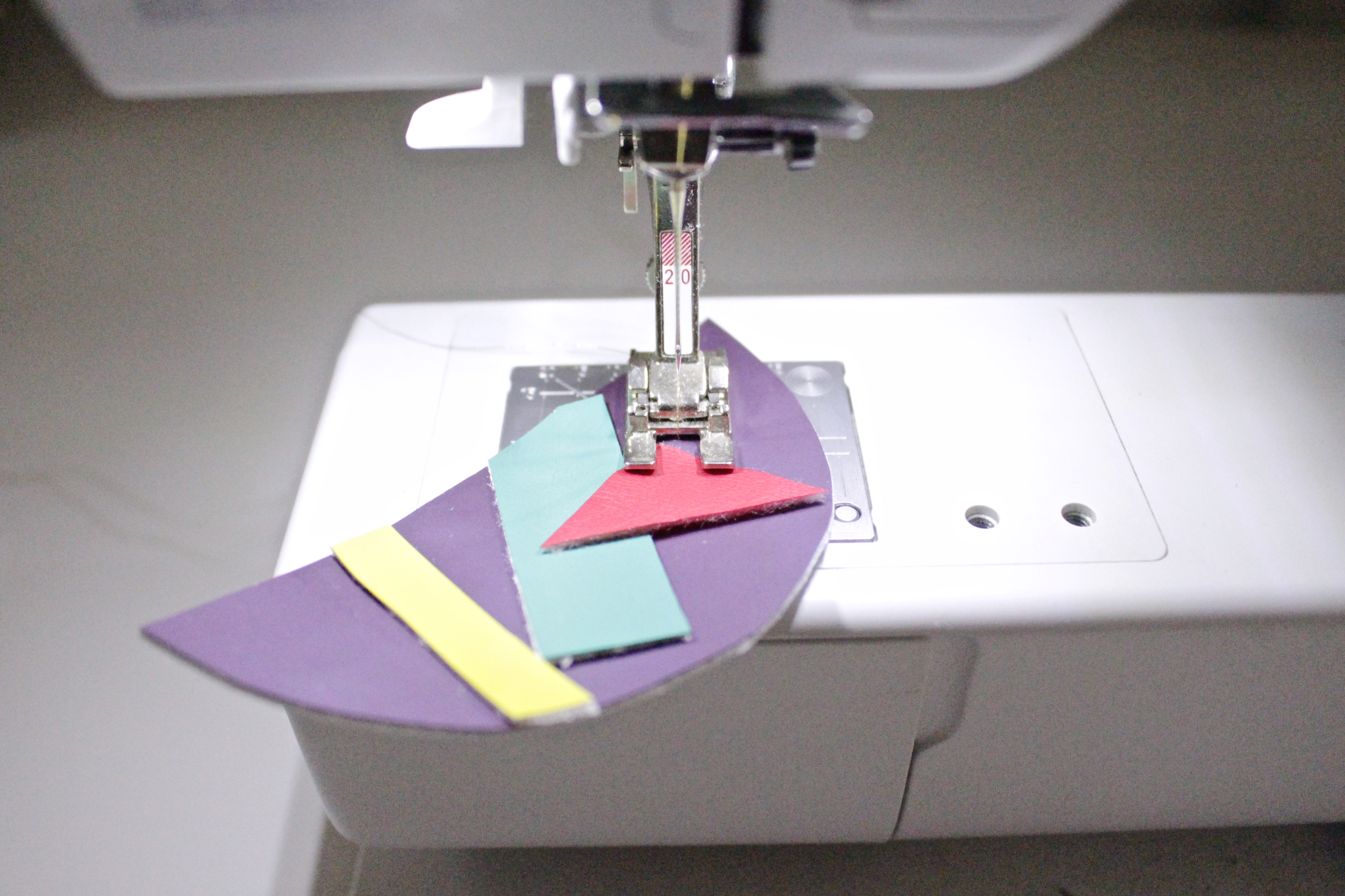 DIY Geometric Vinyl Necklace Tutorial Tutorial 1200 x 800 BERNINA WeAllSew Blog