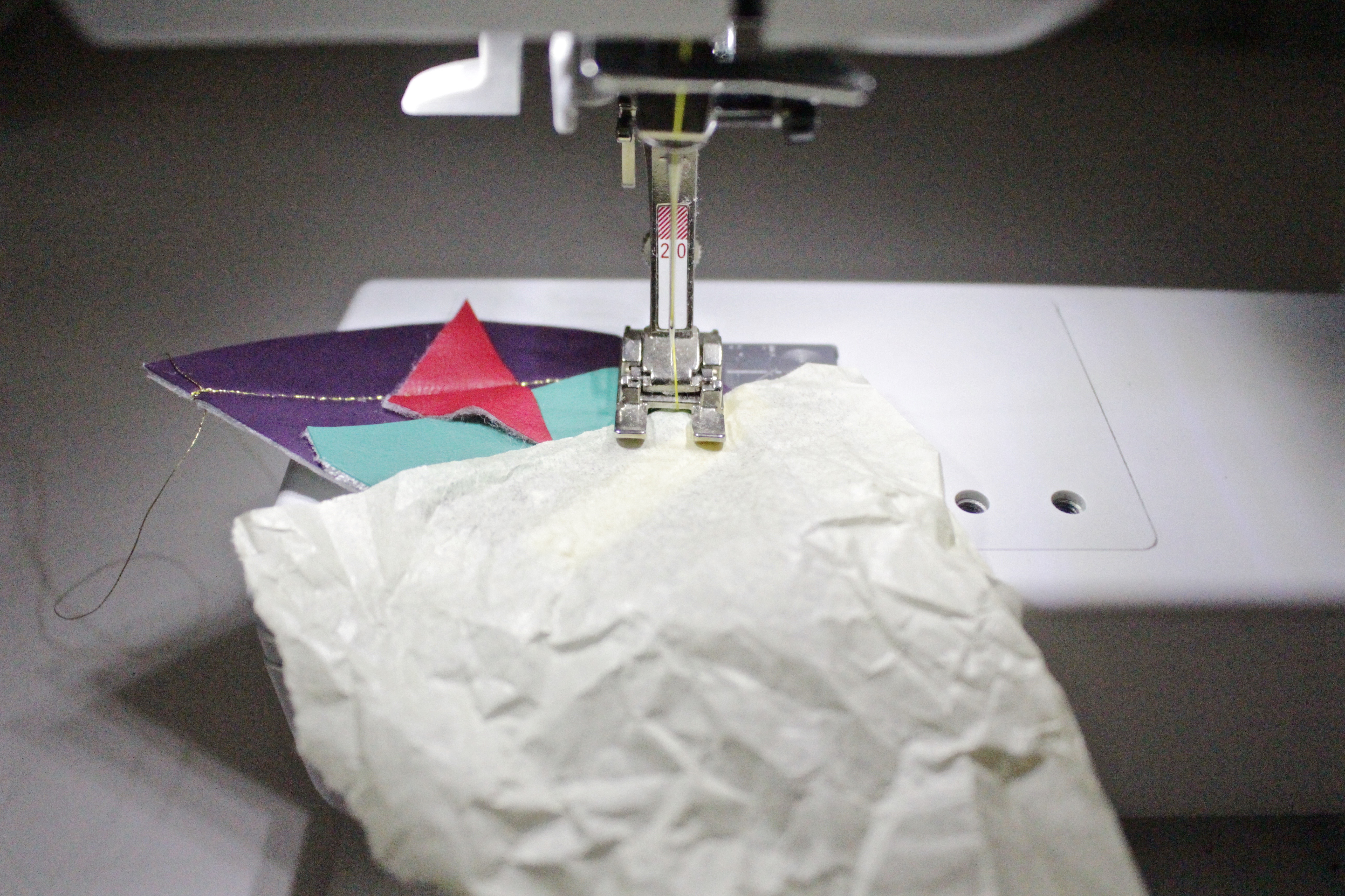 DIY Geometric Vinyl Necklace Tutorial Tutorial 1200 x 800 BERNINA WeAllSew Blog