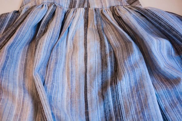 Midi Skirt Tutorial - stitch the zipper in place