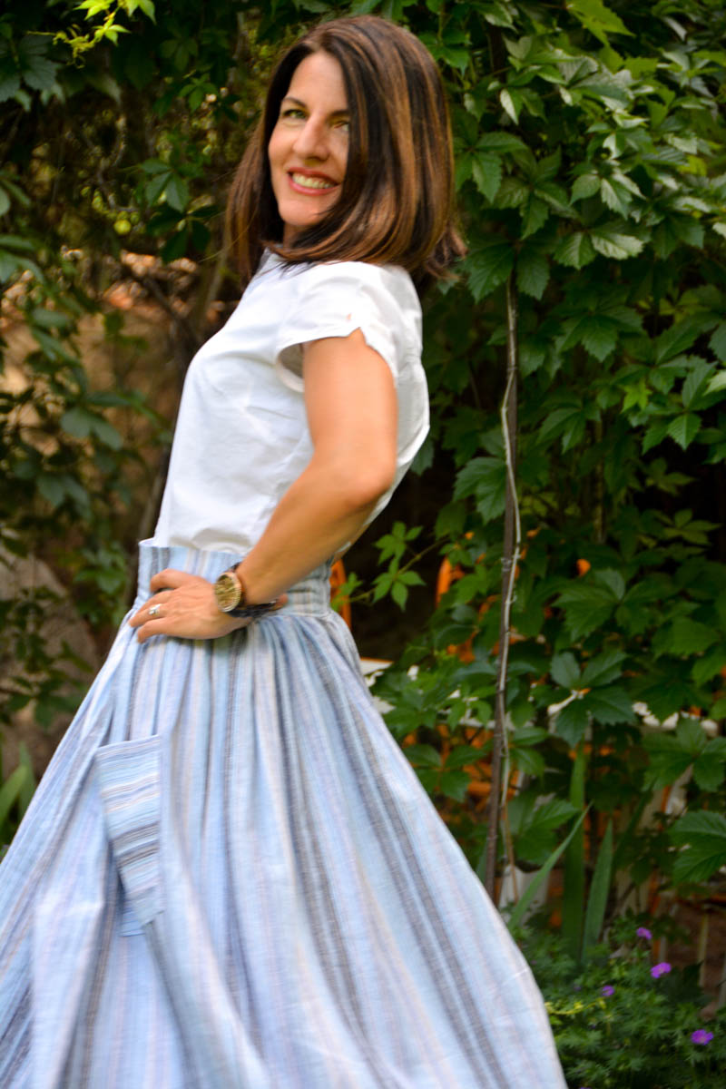 Midi Skirt Tutorial - Finished Skirt