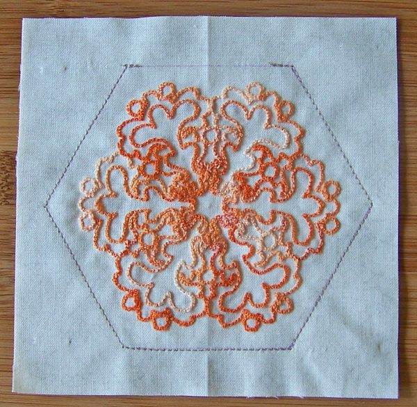 Embroidered Orange Delight Pincushion Tutorial