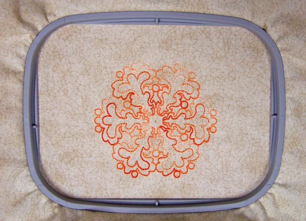 Embroidered Orange Delight Pincushion Tutorial