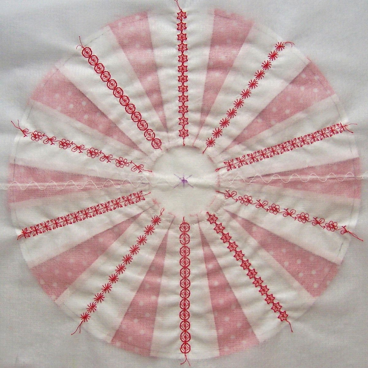 Learn how to make a Peppermint Candy Pillow