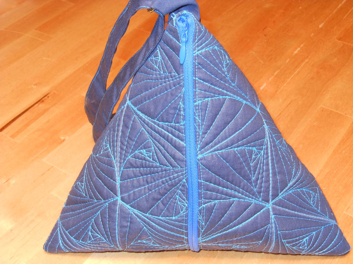 Pyramid Pouch Tutorial - Finished Bag