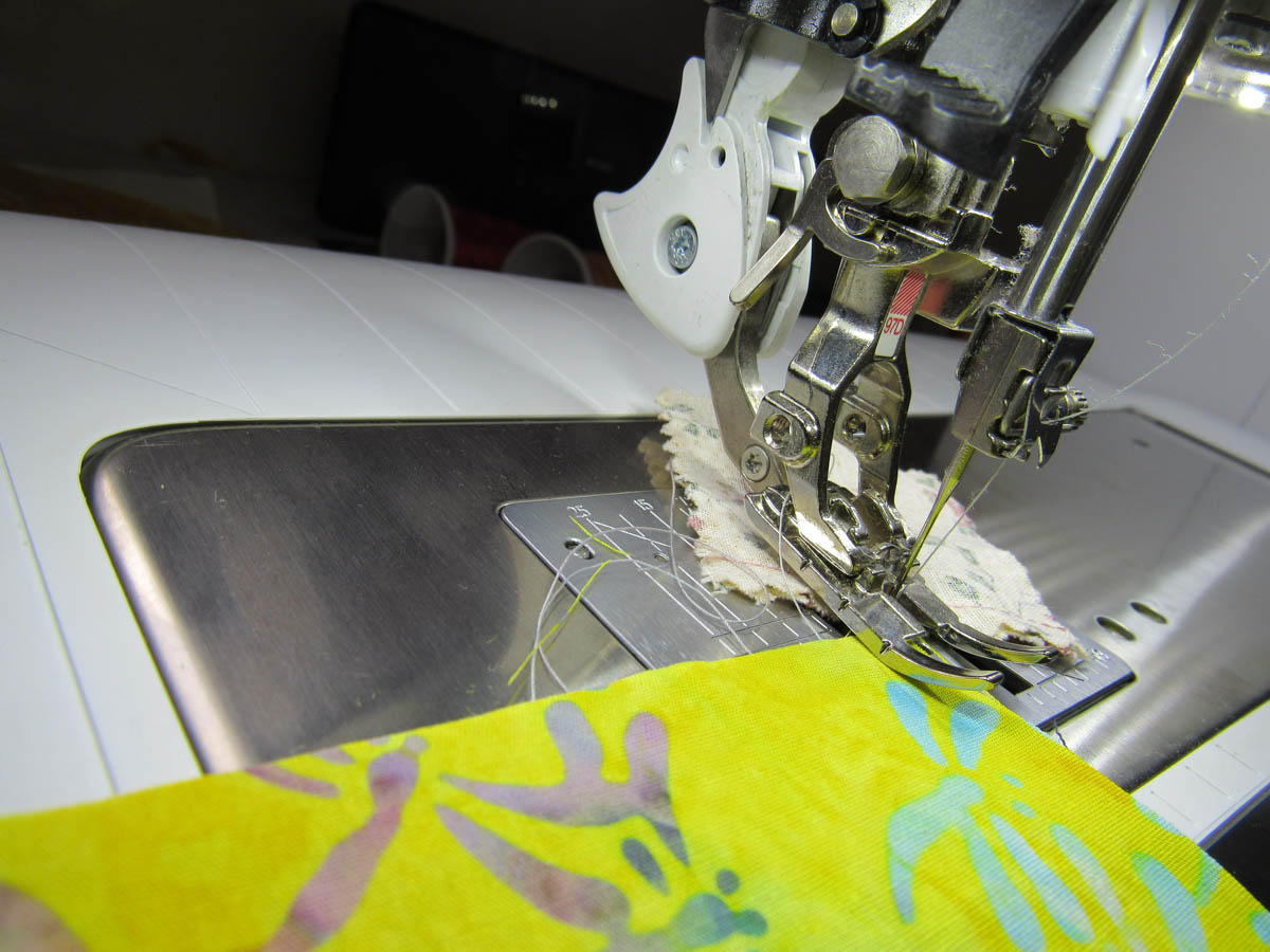 BERNINA Patchwork Foot 97D Tips - Dual Feed Engaged while Piecing
