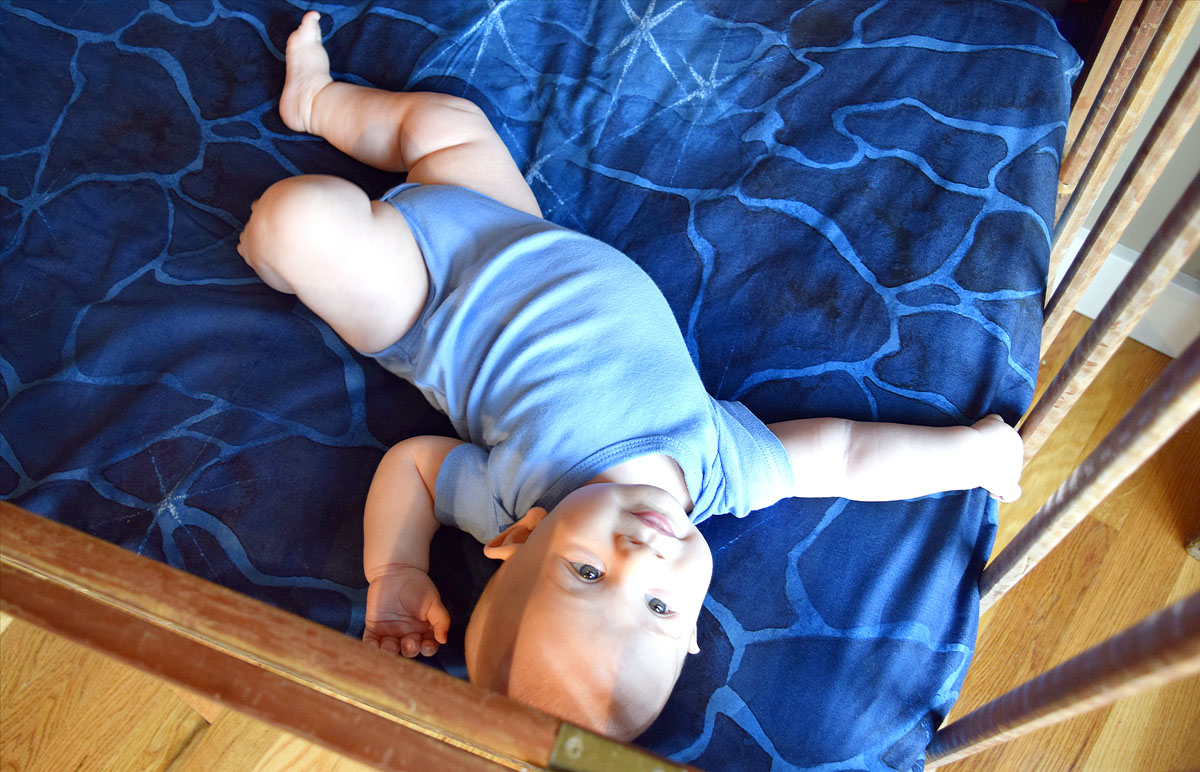 How to sew a simple crib sheet