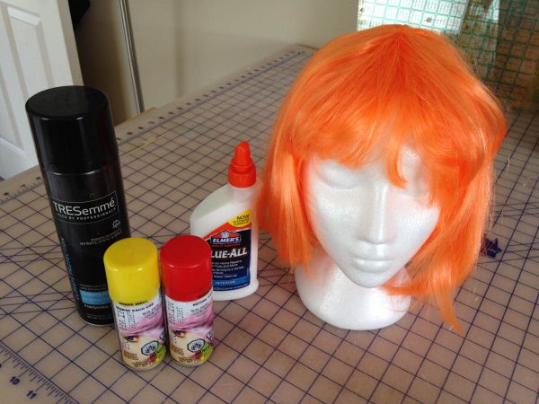 DIY Leeloo Dallas’ Multipass Costume - Wig preparation