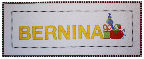 Tape Measure Stitch Tip - BERNINA Wall Hanging