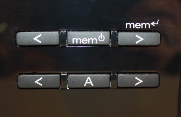 Memory Buttons on BERNINA 380