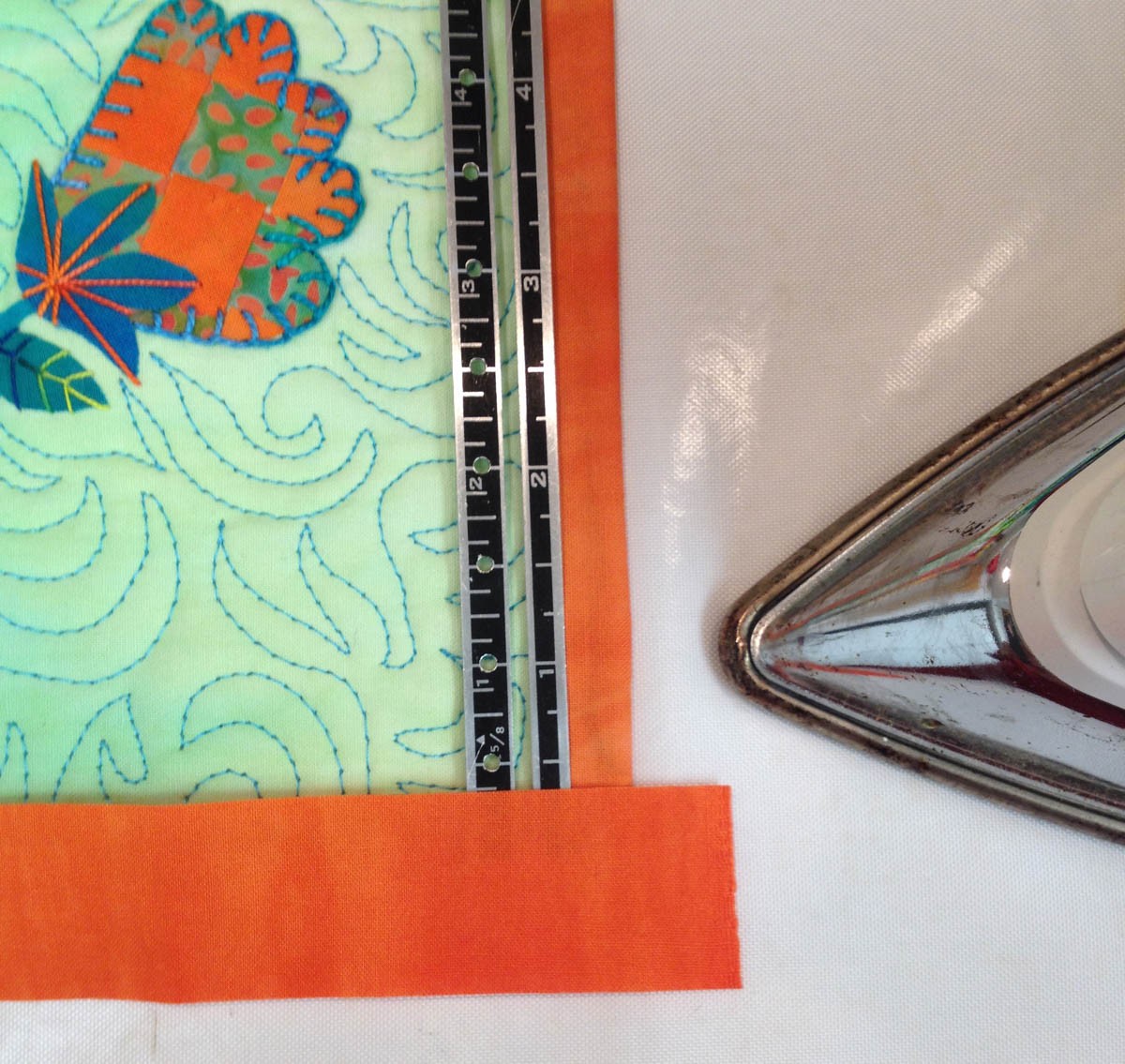 Blanket Stitch Tip for Binding WeAllSew