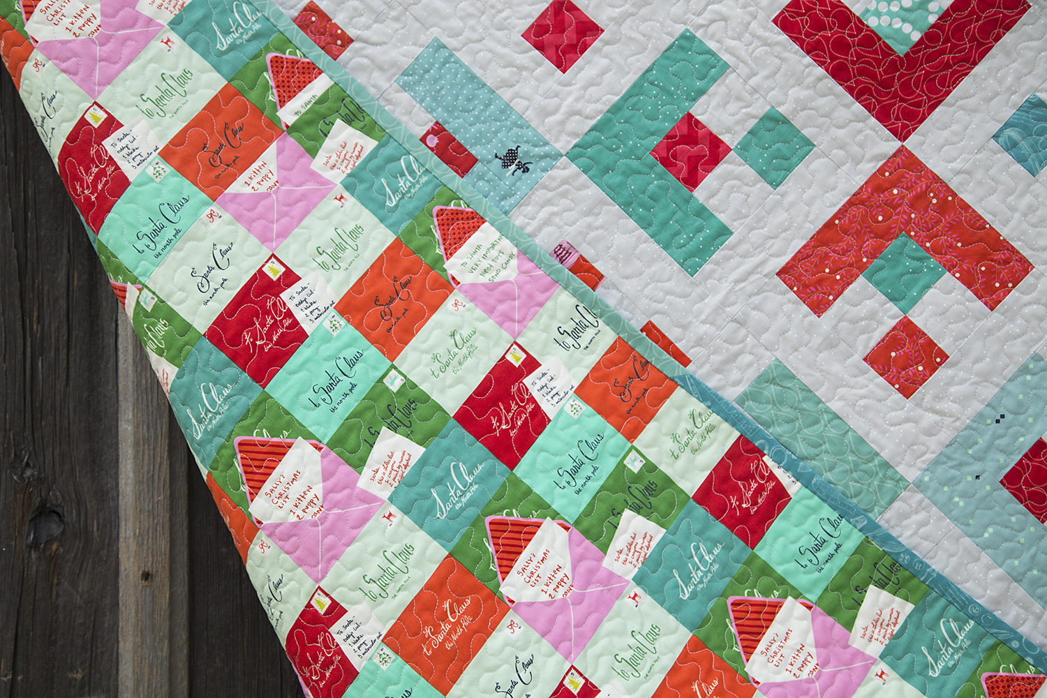 Snowflake Quilt Backing