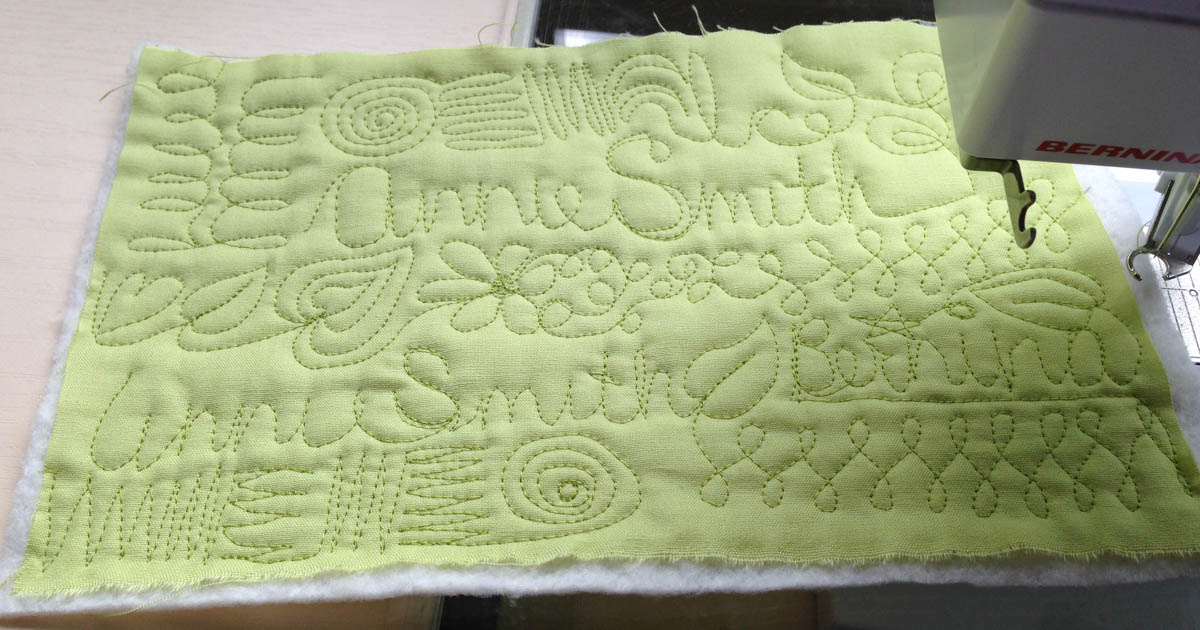 Freemotion Quilting Exercise Tips WeAllSew