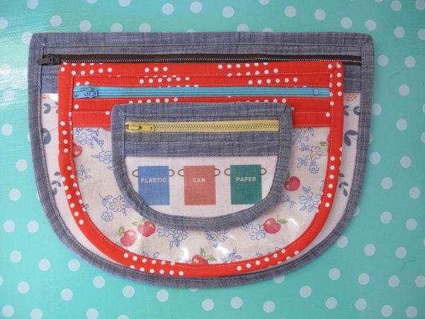 Vinyl Zip Pouch Tutorial - different sizes