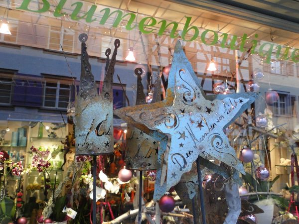 Christmas Season in Steckborn Switzerland - Metal Art