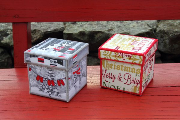 Holiday Fabric Boxes