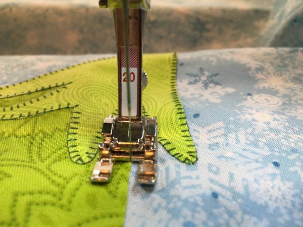 Mantel Cover Tutorial - Blanket Stitch