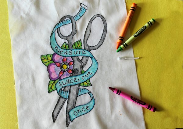 Download Machine Embroidery and Coloring with Crayons | WeAllSew