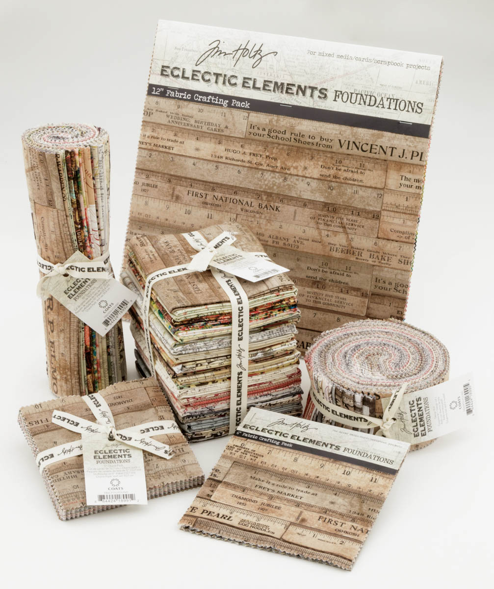 Eclectic Elements Fabric Collection by Tim Holtz