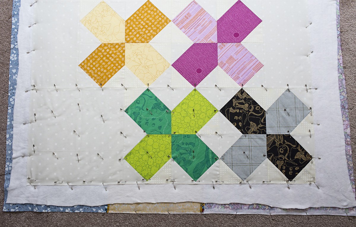 How to Pin Baste a Quilt WeAllSew